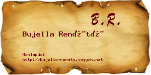 Bujella Renátó névjegykártya
